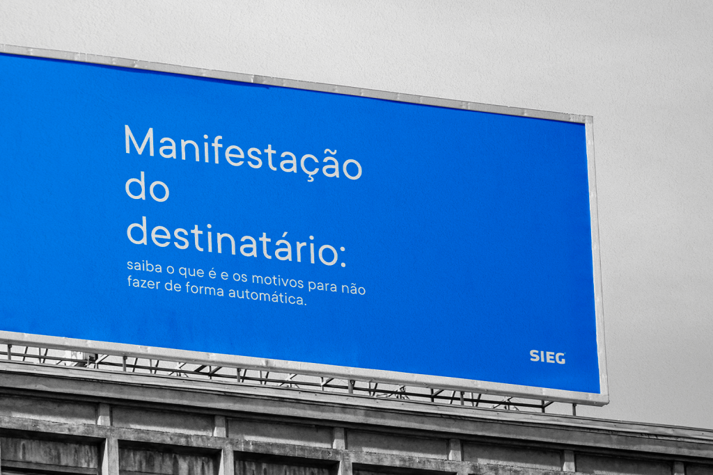 Manifestação do destinatário